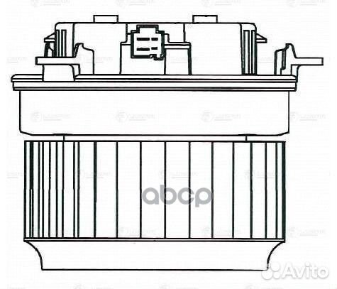 Э/вентилятор отоп. для а/м Audi A6 (C7) (11)