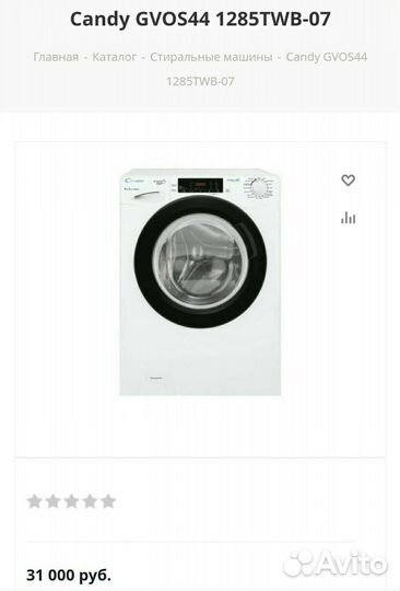 Стиральные машинки Candy