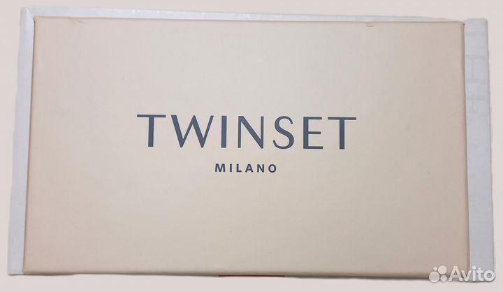 Клатч Twinset Milano premium, золотой на цепочке