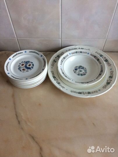 Продаю тарелки, блюдо большое фарфоровые СССР зик