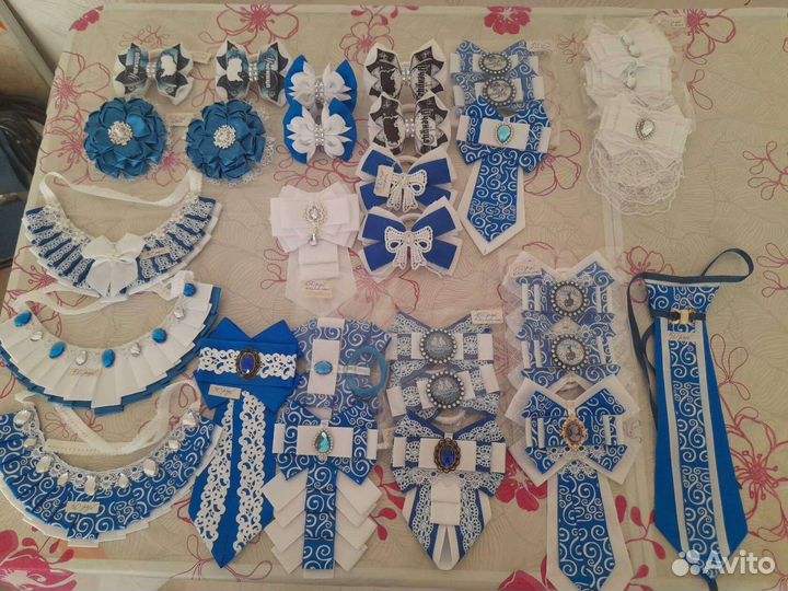 Школьные бантики ручной работы