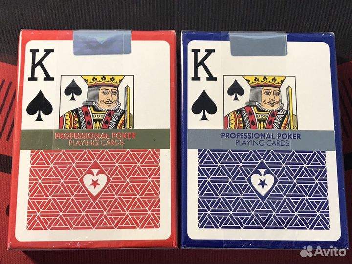 Карты для покера пластиковые Fournier