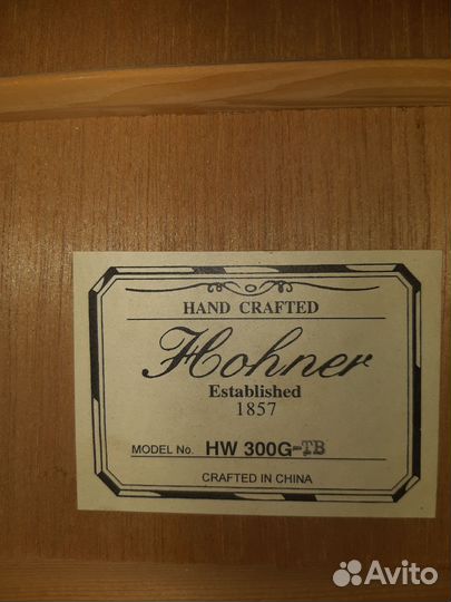 Акустическая гитара Hohner HW300G-TB