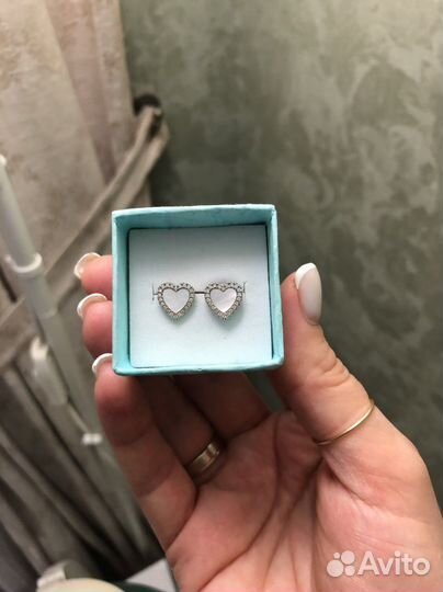 Гвоздики серебро 925