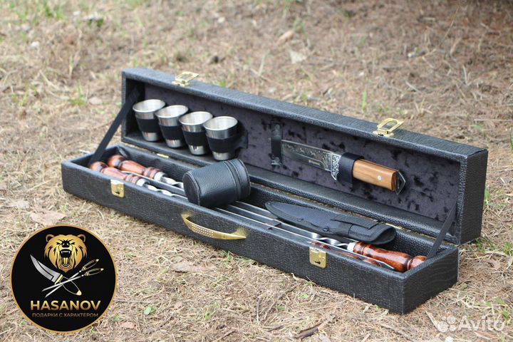 Подарок мужчине шашлычный набор