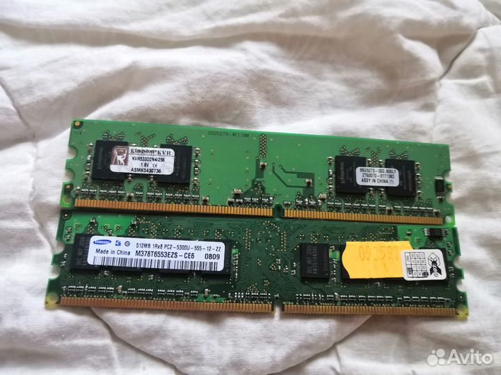 DDR2 2 модуля