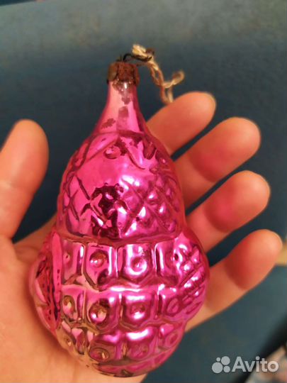 Елочная игрушка дед мороз СССР