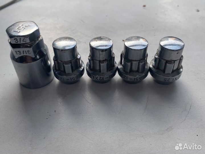 Гайки секретки 12x1.25