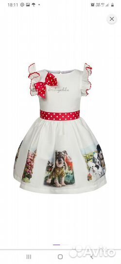 Платье для девочки 122