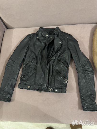 Куртка кожаная женская