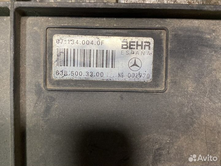 Вентилятор радиатора Mercedes