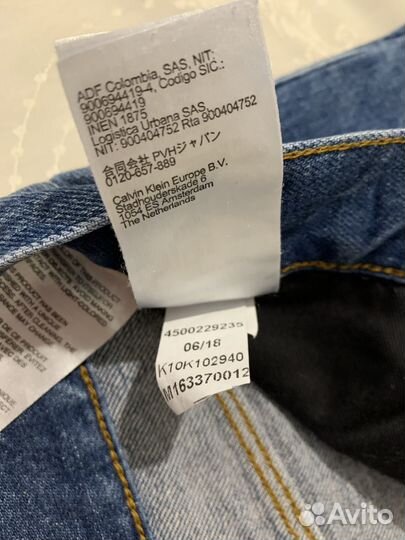 Calvin klein джинсы w31, L32 оригинал