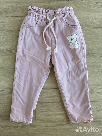 Джинсы утепленные для девочки