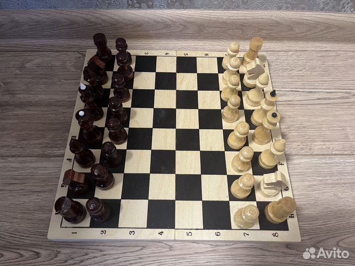 Шахматы деревянные