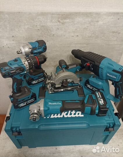 Аккумуляторный набор makita 5 в 1