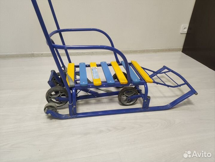 Детские санки с колесами