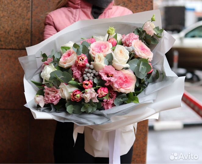 Букеты из роз. Букеты из гортензий. Доставка/Самов