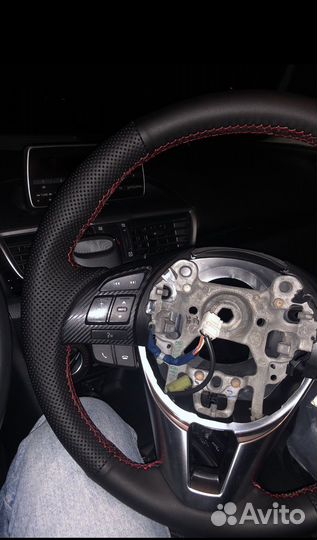 Руль с мультимидиа mazda 3 bm