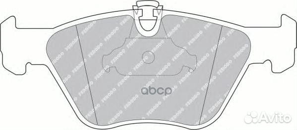 Колодки тормозные дисковые FDB1073 Ferodo