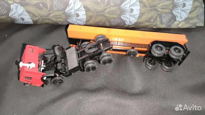 Модель камаз 5410 с прицепом