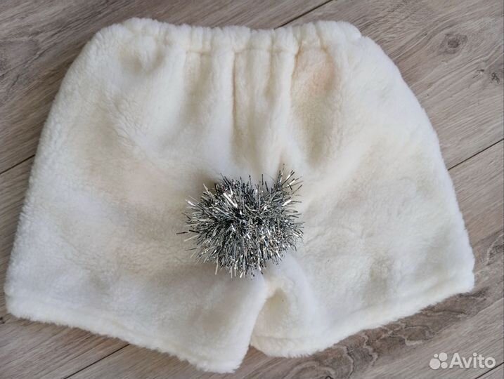 Новогодний костюм белый медведь