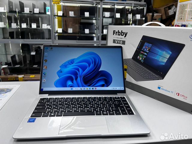 14" Новый ноутбук Frbby V10 Intel 4 ядра/ SSD