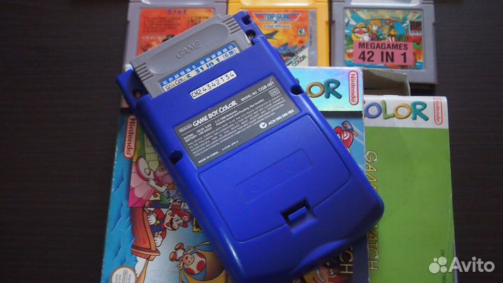 Приставка Gameboy Color Геймбой + картриджи