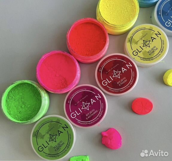 Пищевые красители гелевые и сухие