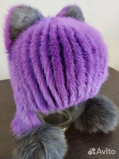 Комплект шапка и шарф для девочки