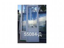 Двери пластиковые Б/У 2260(В) Х 770(Ш) балконные