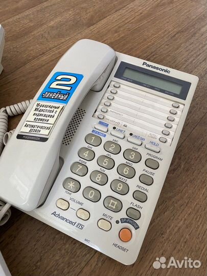 Телефон проводной. панасоник