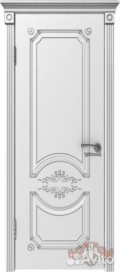 Межкомнатная дверь эмаль VFD Милана, глухая, Polar