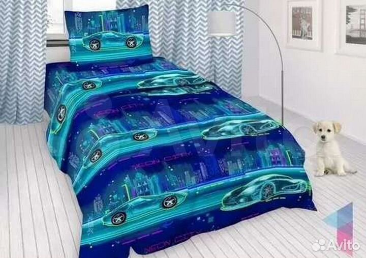 Детское 1,5 сп постельное белье из г. Иваново
