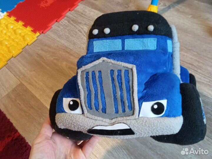 Вспыш и чудо машинки мягкая игрушка