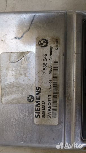 Блок управления двигателем BMW X5 E53, 2004