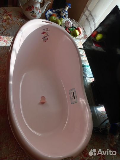 Ванночка для купания с термометром