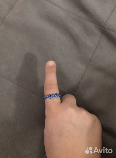 Кольцо из бисера