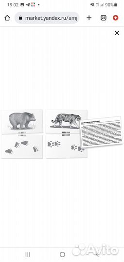 Развивающие карточки (половинки)