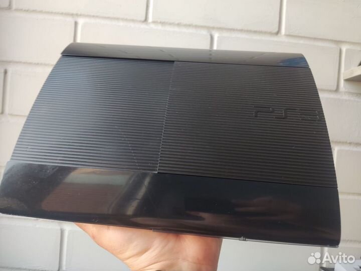 Sony PS3 super slim 500gb. Прошитая с топ играми