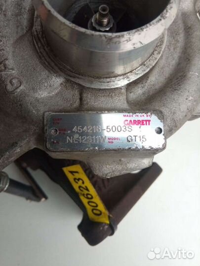 Турбина Opel Zafira A 4542165003S,GT15