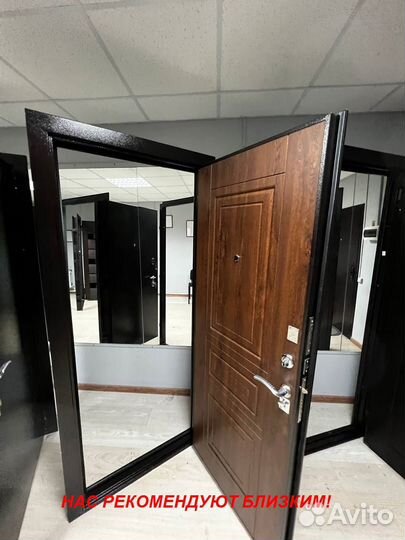 Толстая дверь металлическая установка в подарок