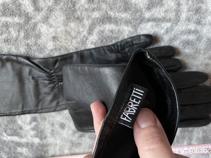Перчатки женские кожаные новые Fabretti