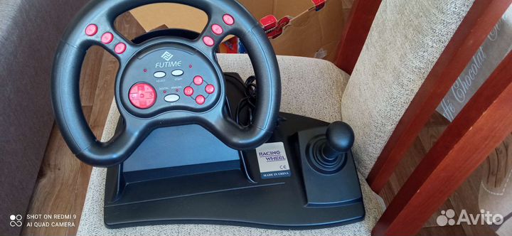 Игровой руль с педалями для ps1