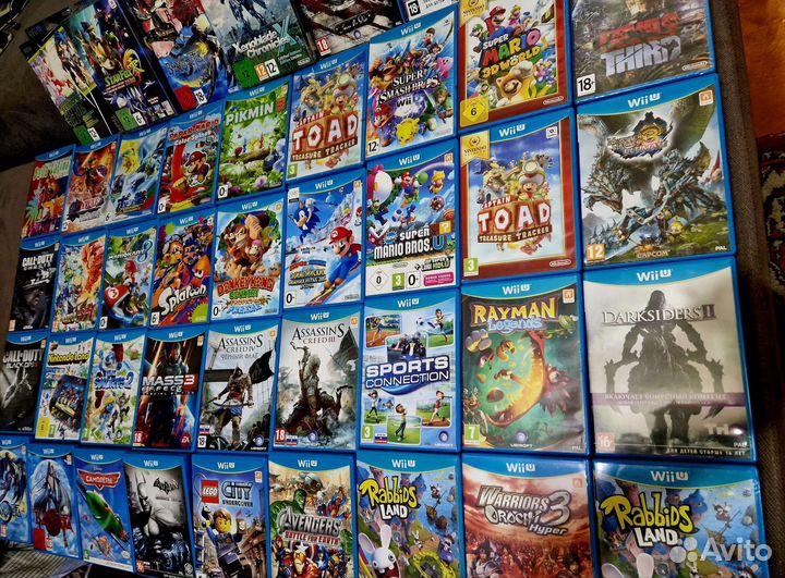 Диски на Nintendo WII U