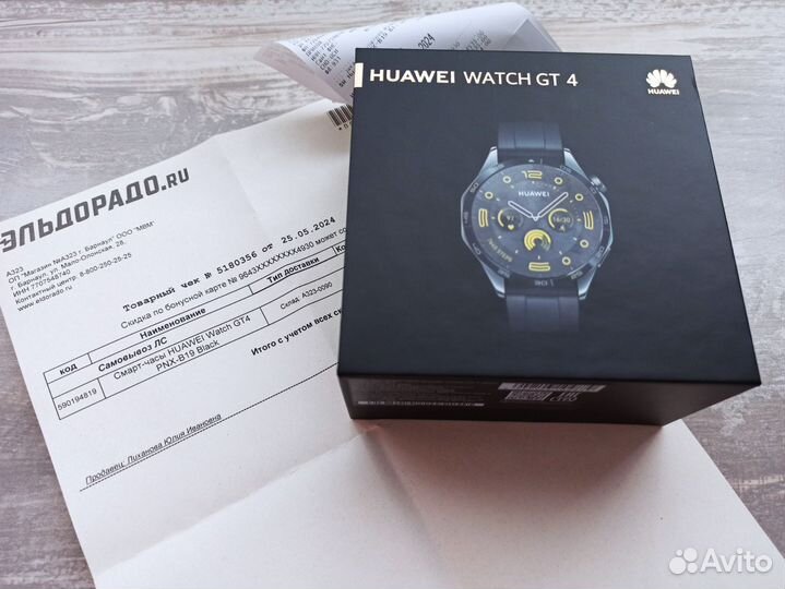 Смарт-часы Huawei Watch GT 4, новые, гарантия год
