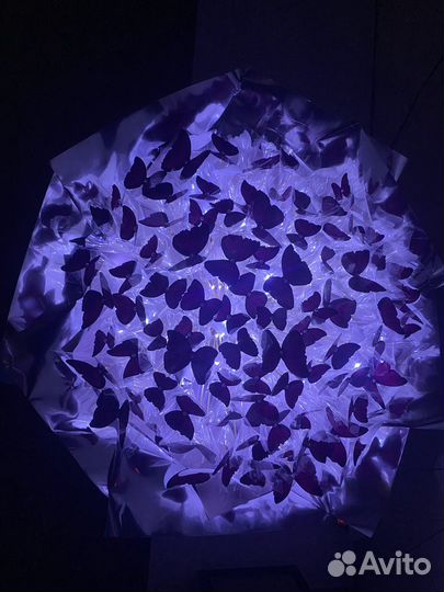 Готовый букет из бабочек