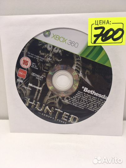 Диск Hunted без коробки для Xbox 360