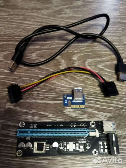 Райзер pci-e 1 x to x16