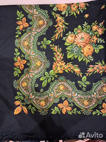 Платки шерсть СССР павл.-посад. и п/ш пр-во Россия