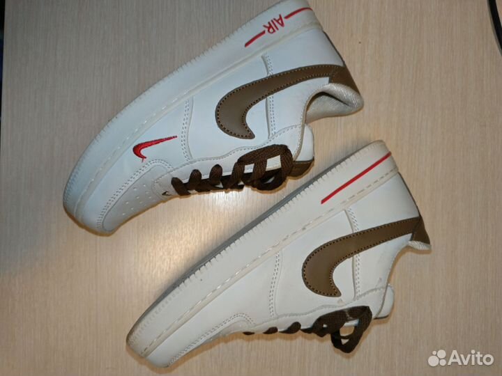 Кроссовки nike air force 1 белые